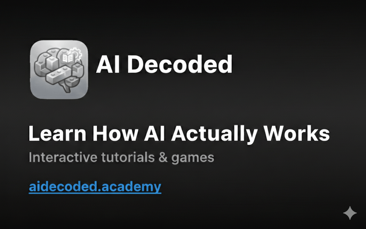 AI Decoded — Interactive AI Learning Platform